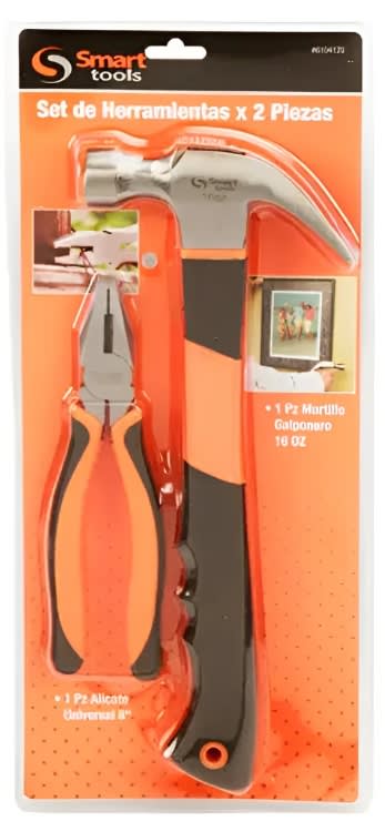 JUEGO DE MARTILLO 16 OZ. Y ALICATE UNIVERSAL 8'' (6104120)1