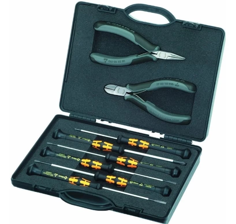 Set Destornilladores / Alicates Precisión 8pzs. (002018esd)2