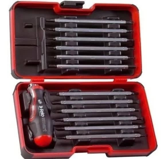 Juego Destornilladores Varillas con ptas. Cambiables (06081306)1