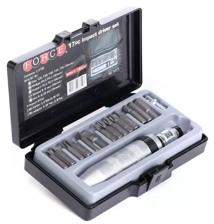 Juego De Destornilladores Impacto 17 Piezas (5171)3