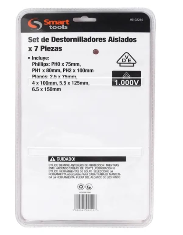 Juego Destornilladores Ph/pl Aislados 7 Piezas2