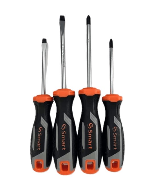 JUEGO DESTORNILLADORES 2PH/2PL  4 PZS. MANGO ERGONOMICO (6102201)2