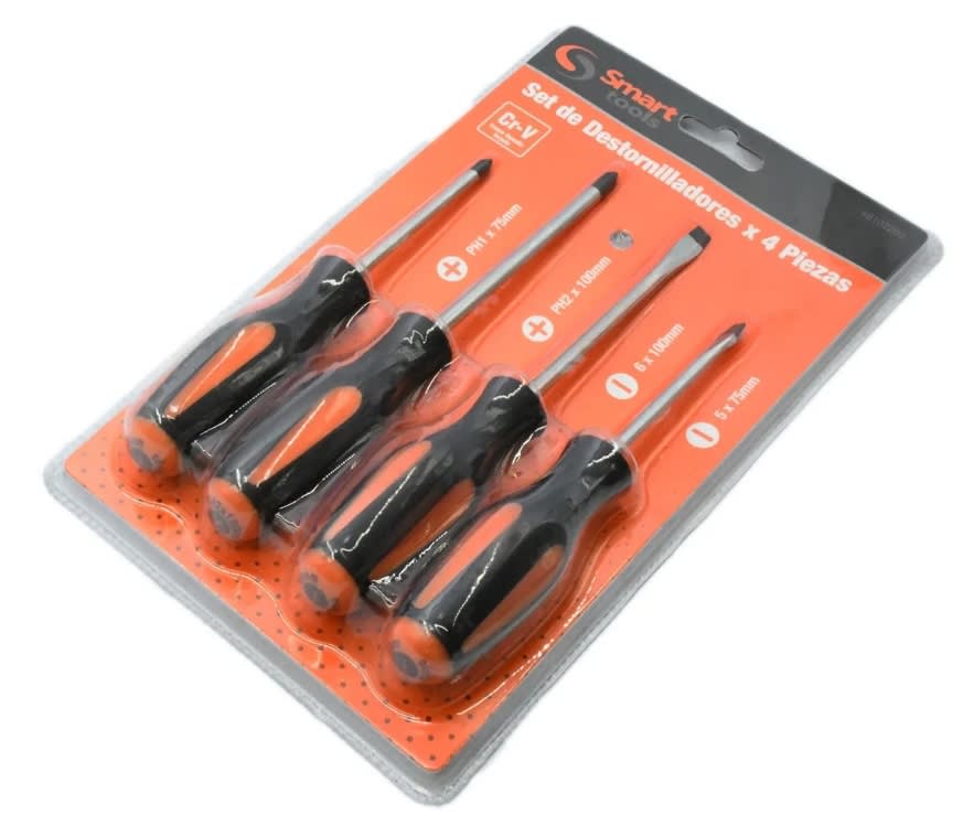 Juego Destornilladores Ph/pl 4 Pzs. Cr-v2