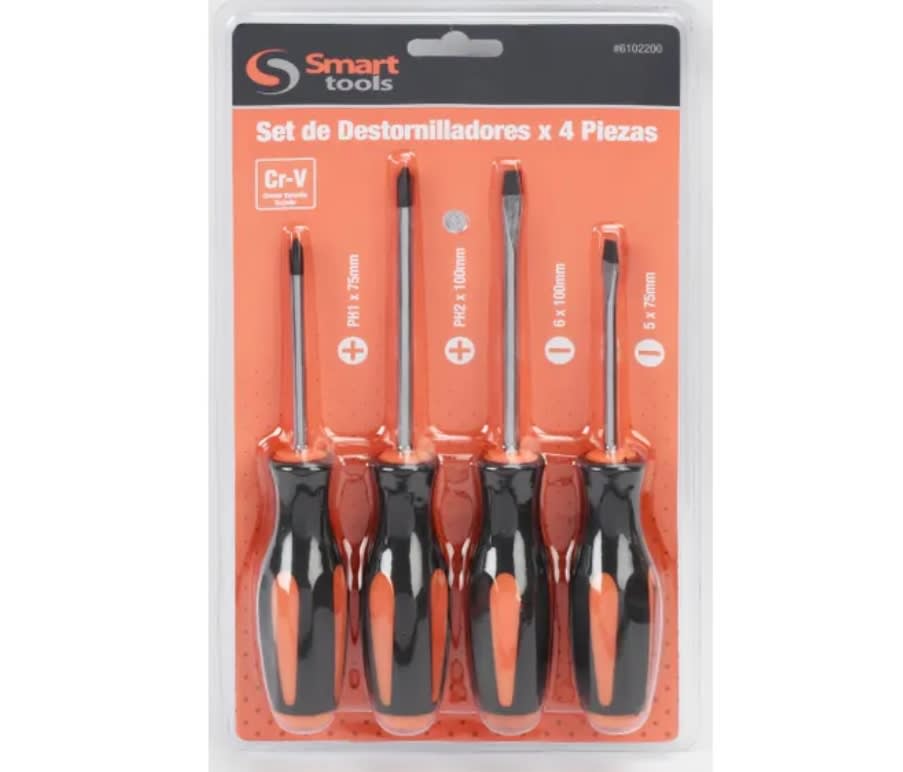 Juego Destornilladores Ph/pl 4 Pzs. Cr-v1