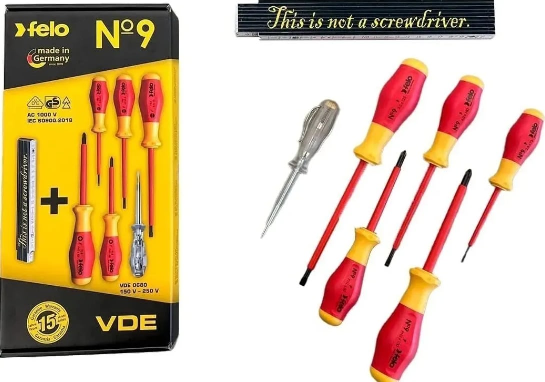 Juego Destornillador Aislado Vde 6 Pza 1000v (19798)6