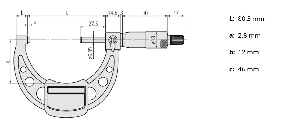 MICROMETRO EXTERIOR 50-75 MM (103-139)2