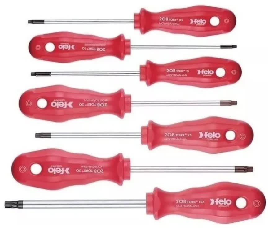 Juego Destornilladores Torx M/rojo 7pzas (20897198)2