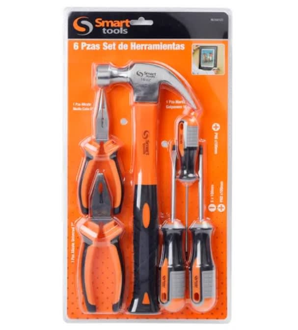 JUEGO HERRAM. 6 PZS. C/ALICATE MEDIA CAÑA ALICATE UNIVERSAL (6104122)1