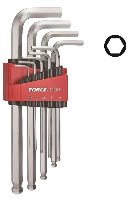 Juego De Llaves Allen 1.5-10 Mm. Bola Larga (5093lb)3