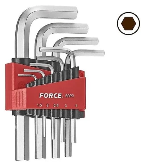 Juego De Llaves Allen 1/16'' - 3/8'' 9 Piezas (5093s)3