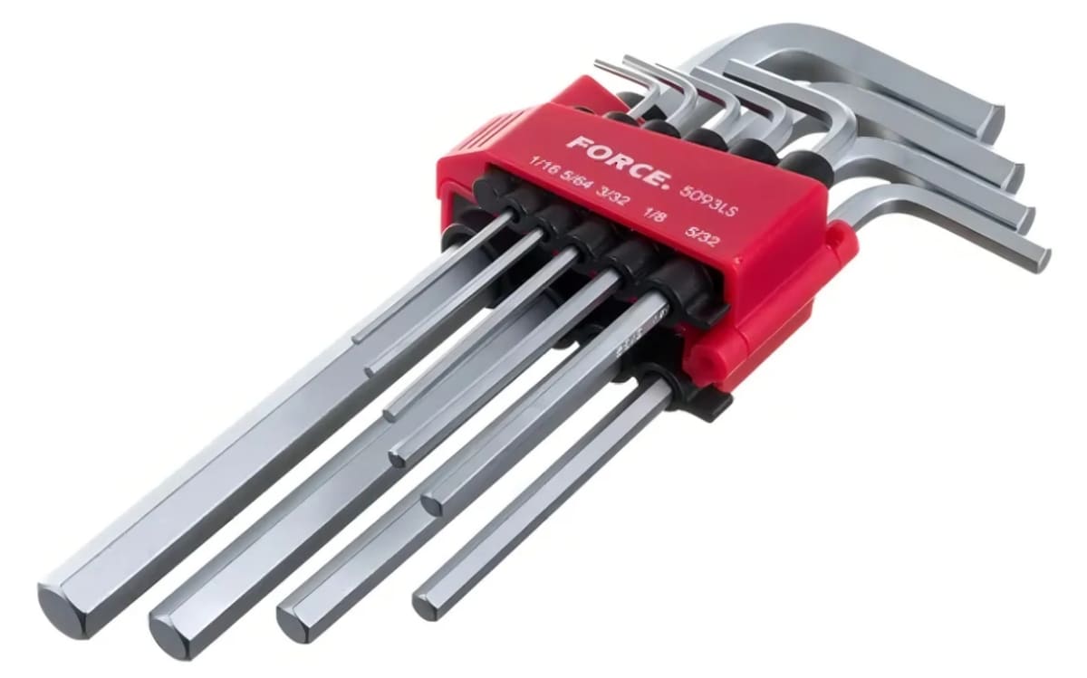 Juego De Llaves Allen 1/16'' - 3/8'' 9 Piezas (5093s)5