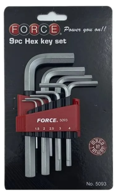 Juego De Llaves Allen 1.5-10mm 9 Piezas (5093)2