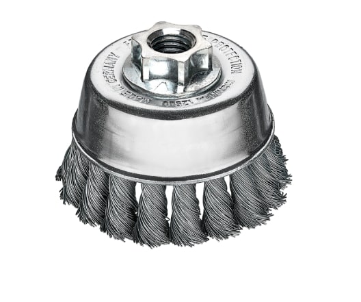 GRATA COPA CONICA DE 3'' ACERO TRENZADO M14 DE 0.35 MM. (483.117)1