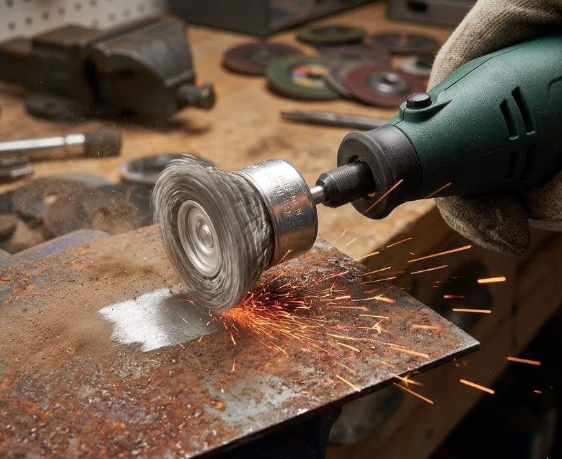 GRATA COPA CONICA DE 4'' AC. ONDULADO M14 (426.177)2