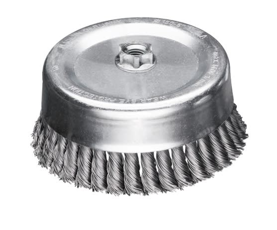 GRATA COPA CONICA DE 4'' AC. TRENZADO M14 DE 0.50 MM. (486.237)1