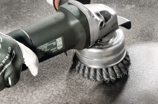 GRATA COPA RECTA DE 4'' AC. TRENZADO 0.50 CON BUJE (486.211)2