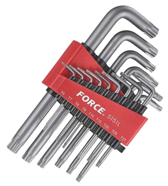 Juego De Llaves Torx Largas T6 - T60 15 Piezas (5151L)6