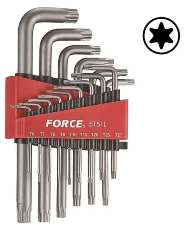 Juego De Llaves Torx Largas T6 - T60 15 Piezas (5151L)4