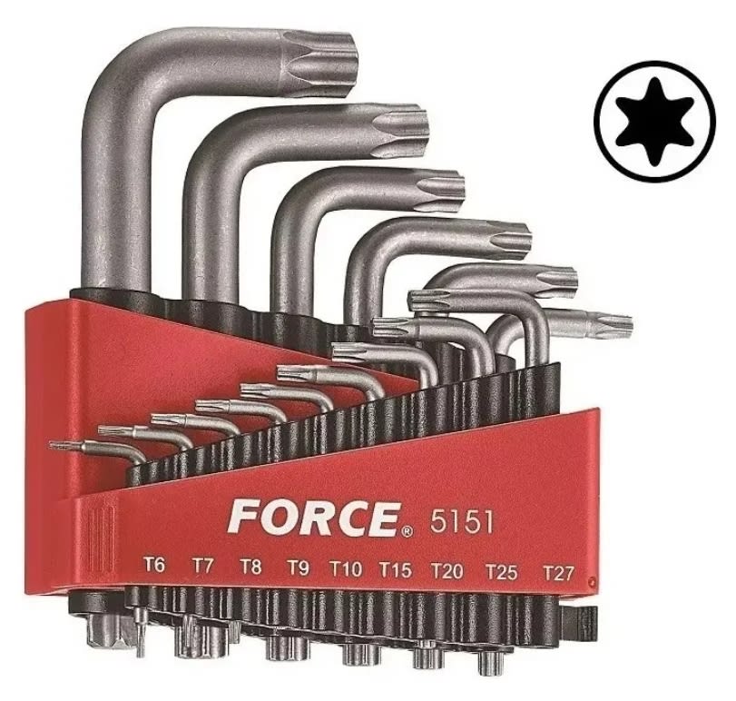 Juego De Llaves Torx T6 - T60 15 Piezas (5151)1