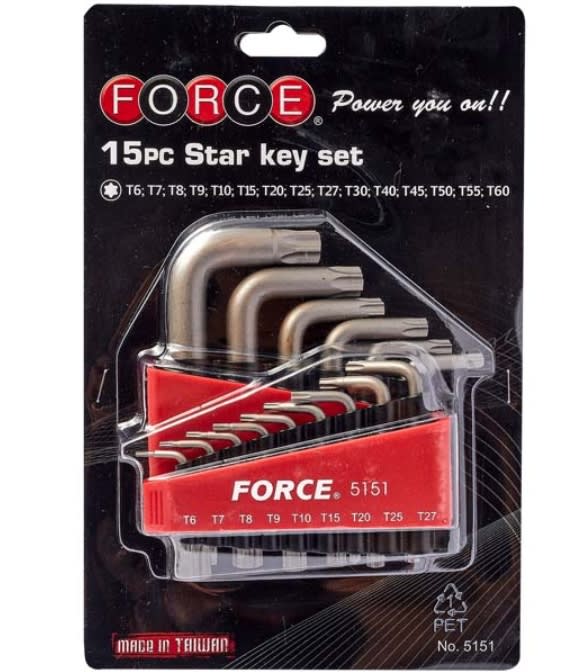 Juego De Llaves Torx T6 - T60 15 Piezas (5151)3