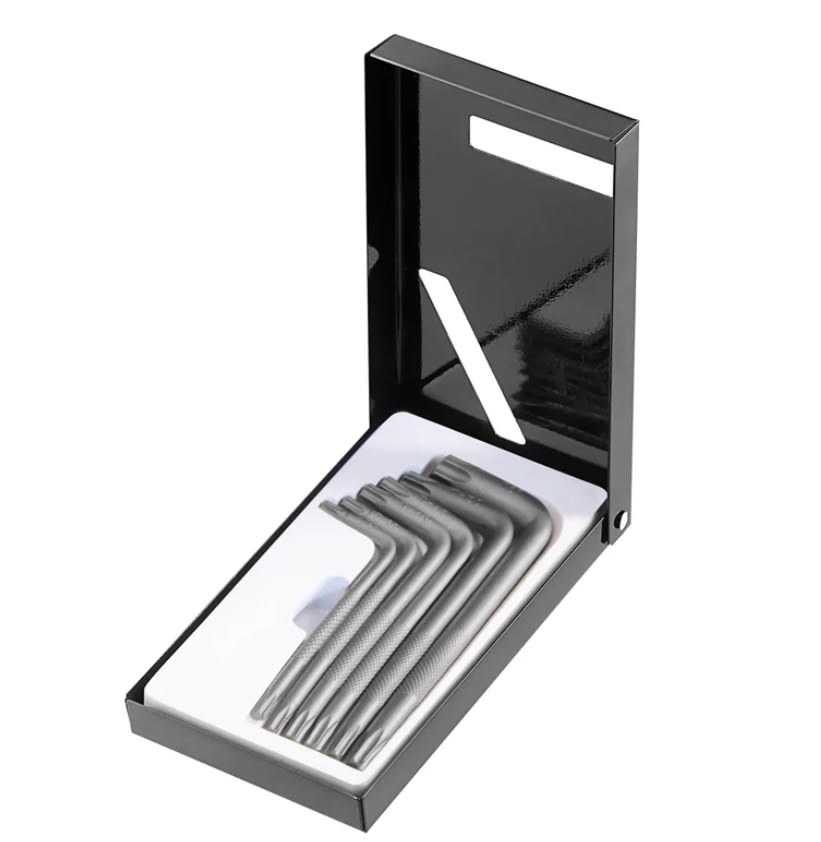 Juego Llave Torx T25 - T55 De 6 Piezas Caja Metalica (5502)1