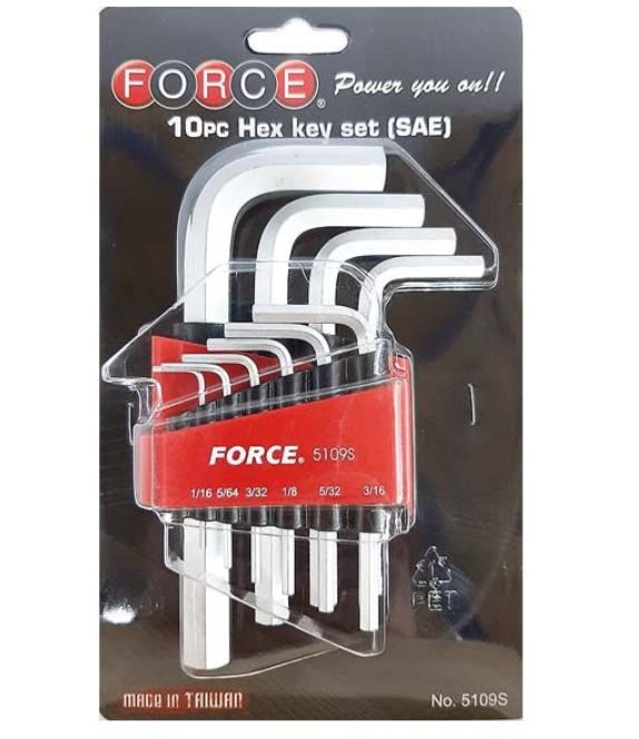 Juego De  Llaves Allen 1/16''-1/2'', 10 Pzas. (5109s)2