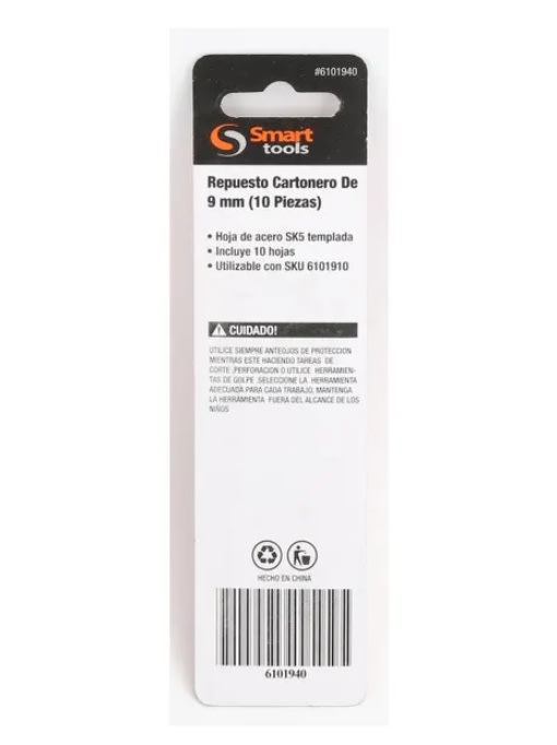 HOJAS REPUESTO (10) CUCHILLO DE 9MM (6101940)2