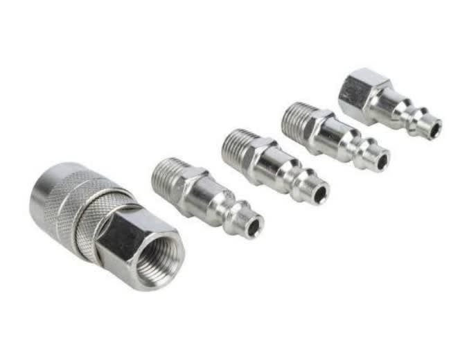 Kit De Acoples Rápidos Para Compresor 1/4'' (5 Piezas)1