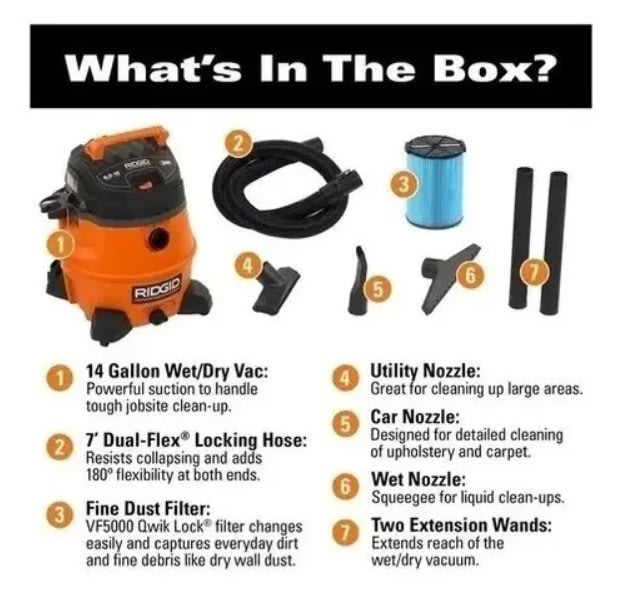 Aspiradora Solido/liquido  6.0 Hp 53 Litros (50898)2