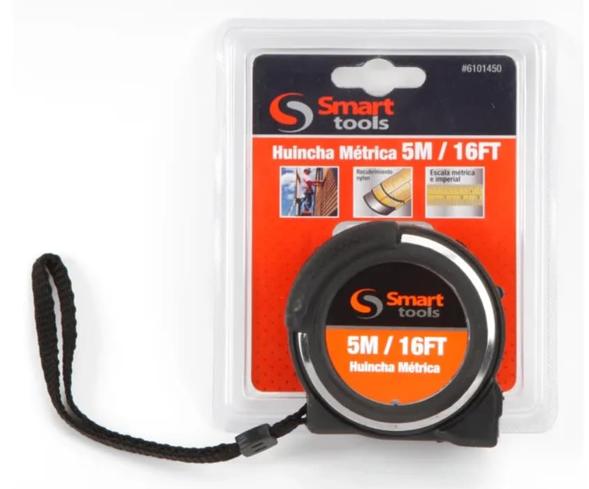 HUINCHA MEDIR ACERO INOXIDABLE DE 5 MTS. X 19 MM (6101450)1