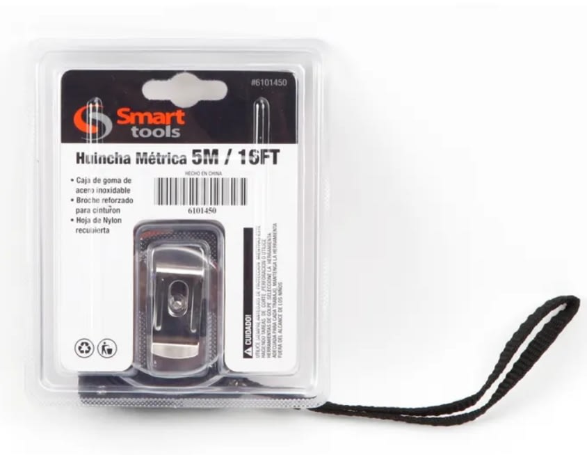 HUINCHA MEDIR ACERO INOXIDABLE DE 5 MTS. X 19 MM (6101450)2