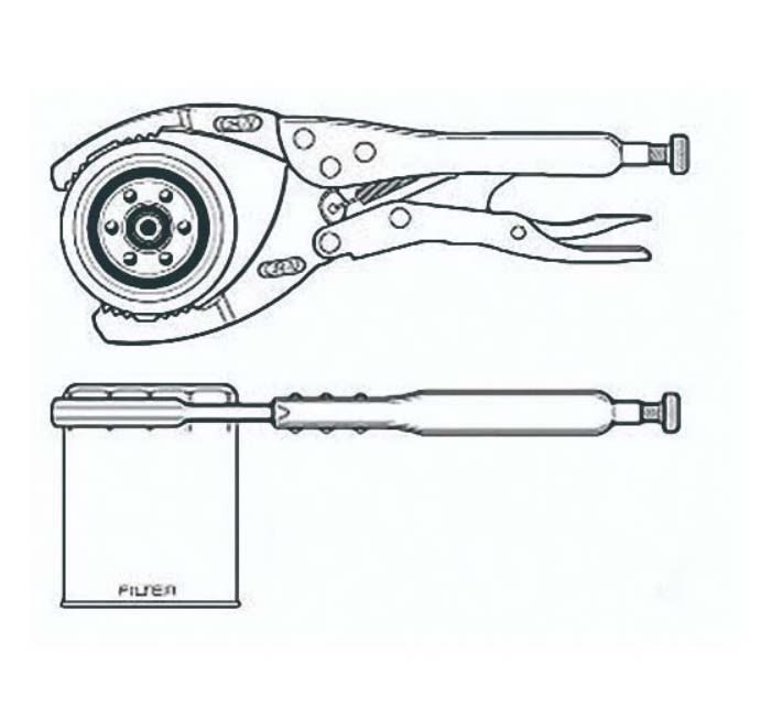 Caimán Para Sacar Filtro De Aceite (639230) Force3