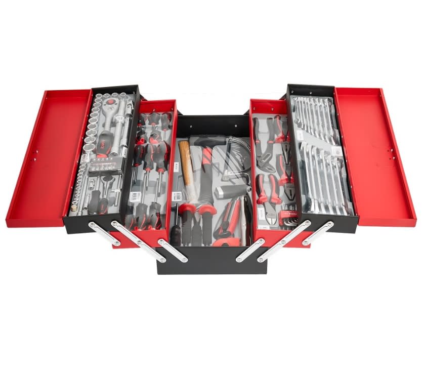 Caja 4 Bandejas Metálica 101 Herramientas (50235-101)3