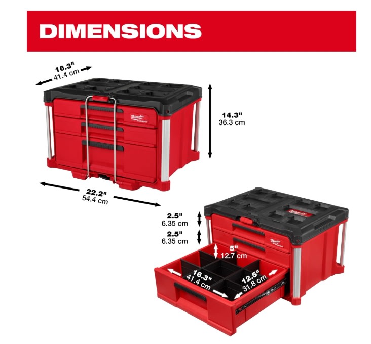 Caja Herramientas Con 3 Cajones  (48-22-8447)3