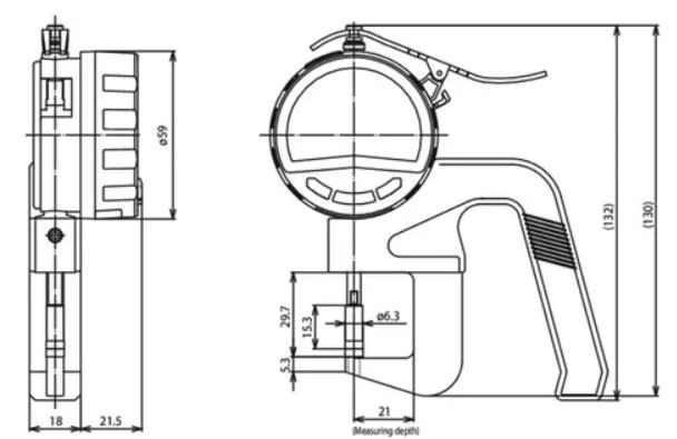 Medidor Espesor Digital Alta Precisión 12mm (547-401)2
