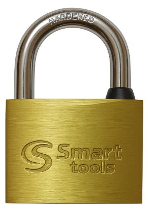 CANDADO BRONCE FORJADO 60 MM. EN DISPLAY CON 3 LLAVES.1