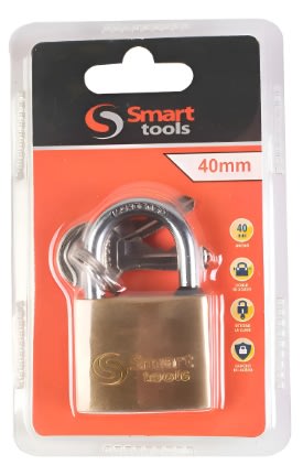 CANDADO BRONCE FORJADO 20 MM. EN DISPLAY CON 3 LLAVES.2