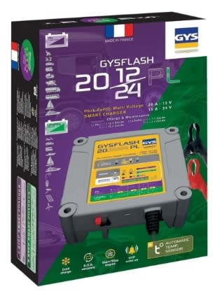Cargador Baterias Gysflash 20.12/24 Pl (026049)8
