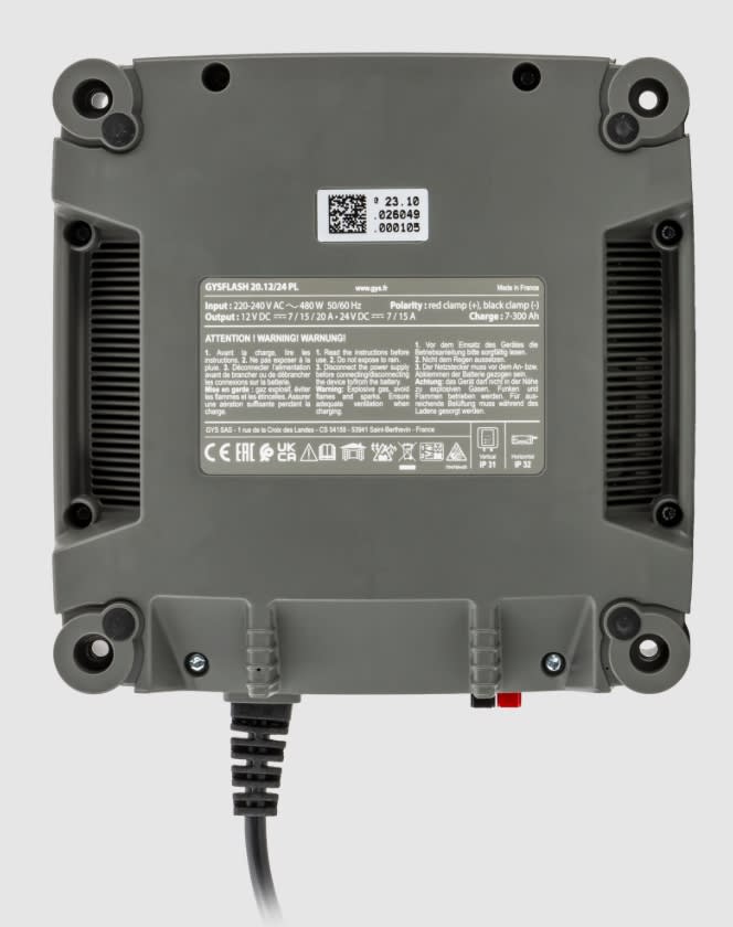 Cargador Baterias Gysflash 20.12/24 Pl (026049)4