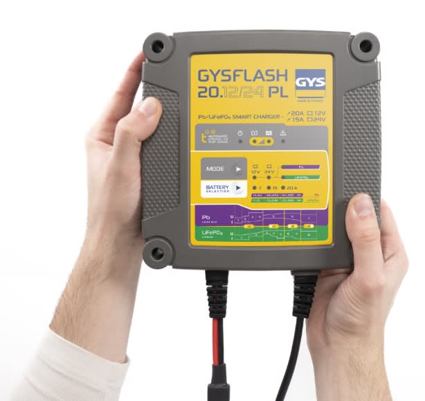Cargador Baterias Gysflash 20.12/24 Pl (026049)2