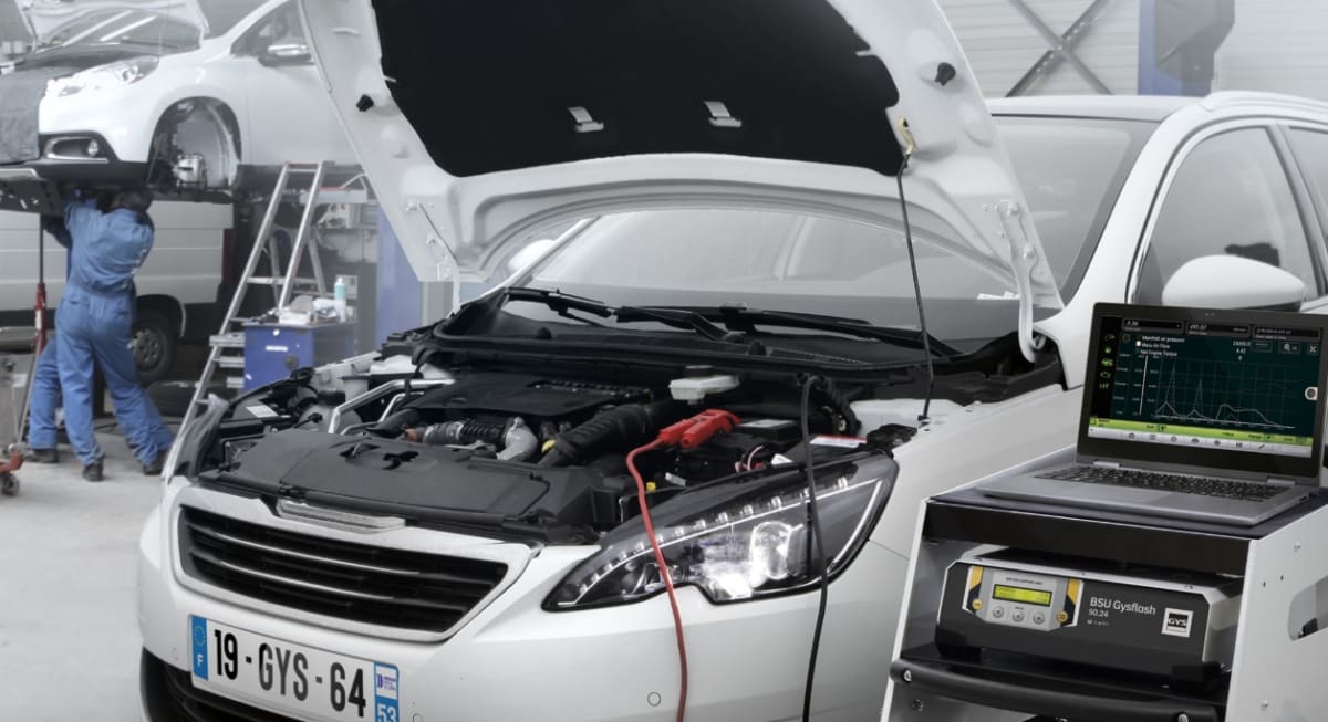 Cargador Baterias Gysflash 50.12 Hf Fv (026056) 9