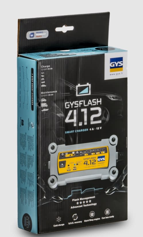 Cargador Baterias Gysflash 4.12 / 12v (029422)5