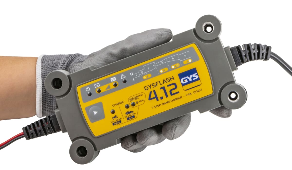 Cargador Baterias Gysflash 4.12 / 12v (029422)2