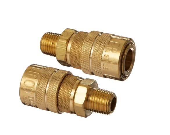 Acople Rápido Macho Hidráulico De Aluminio (716bk)2