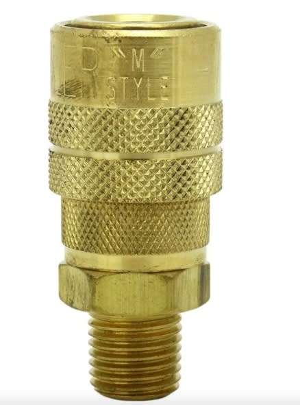 Acople Rápido Macho Hidráulico De Aluminio (716bk)1