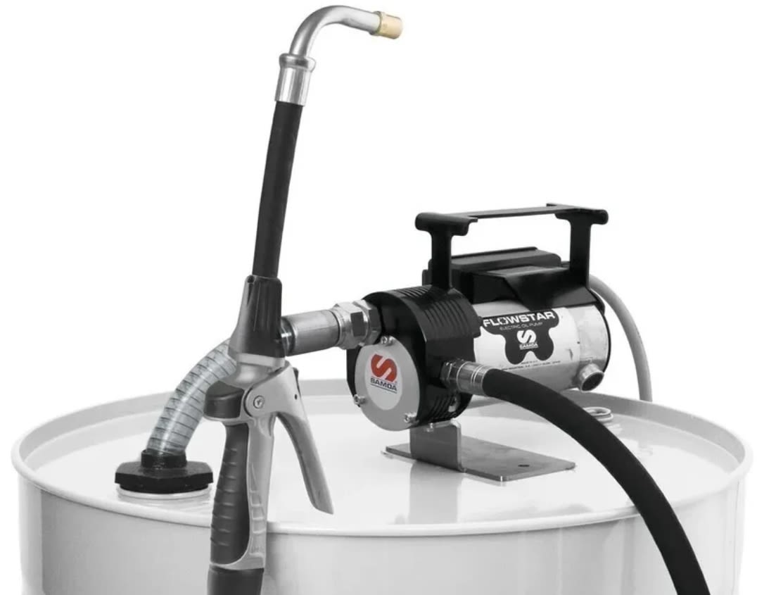 KIT BOMBA ELÉCTRICA SERIE FLOWSTAR 12 V DC PARA ACEITE CON PISTOLA DE CONTROL, 5 L/M (561014)2