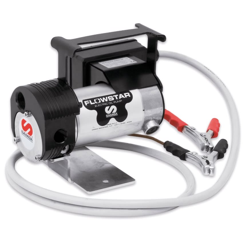 KIT BOMBA ELÉCTRICA SERIE FLOWSTAR 12 V DC PARA ACEITE CON PISTOLA DE CONTROL, 5 L/M (561014)1