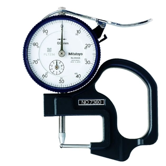 INDICADOR CUADRANTE PARA ESPESORES DE PAREDES TUBULARES RANGO 10 MM (7360A)1