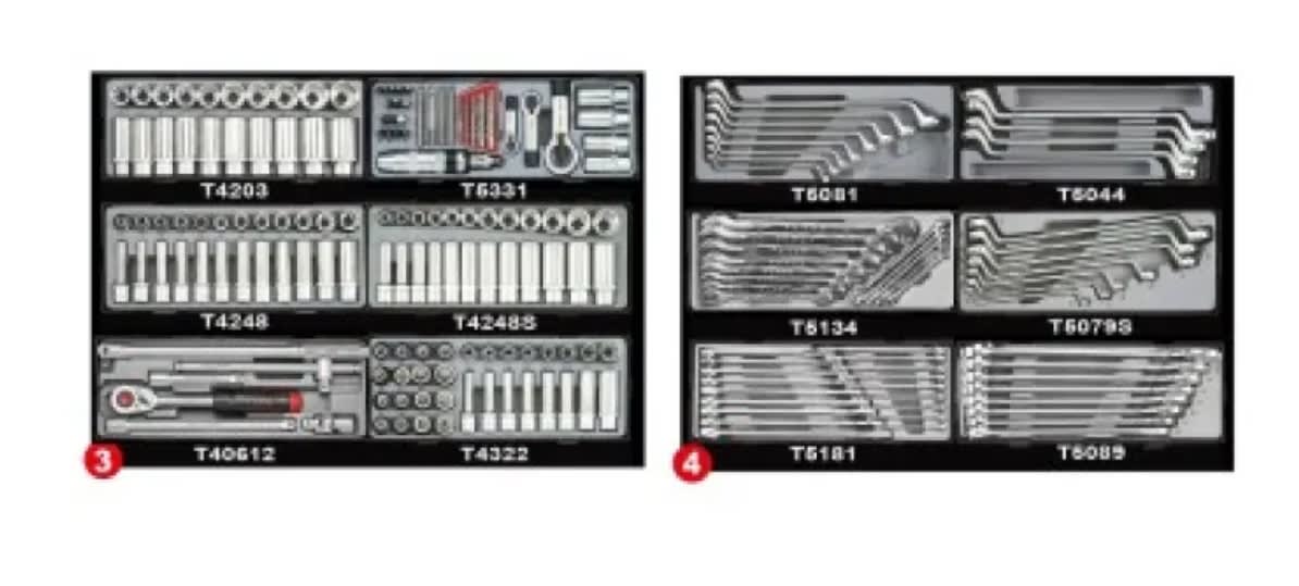 MUEBLE 8 GAVETAS CON 552 HERRAMIENTAS (10318-552)3