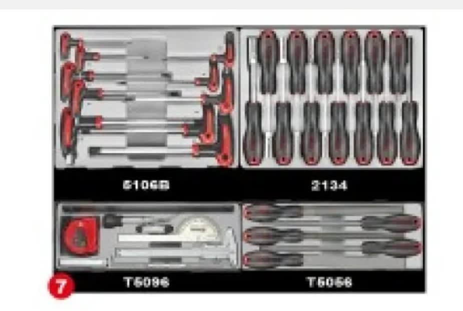 MUEBLE 8 GAVETAS CON 552 HERRAMIENTAS (10318-552)5